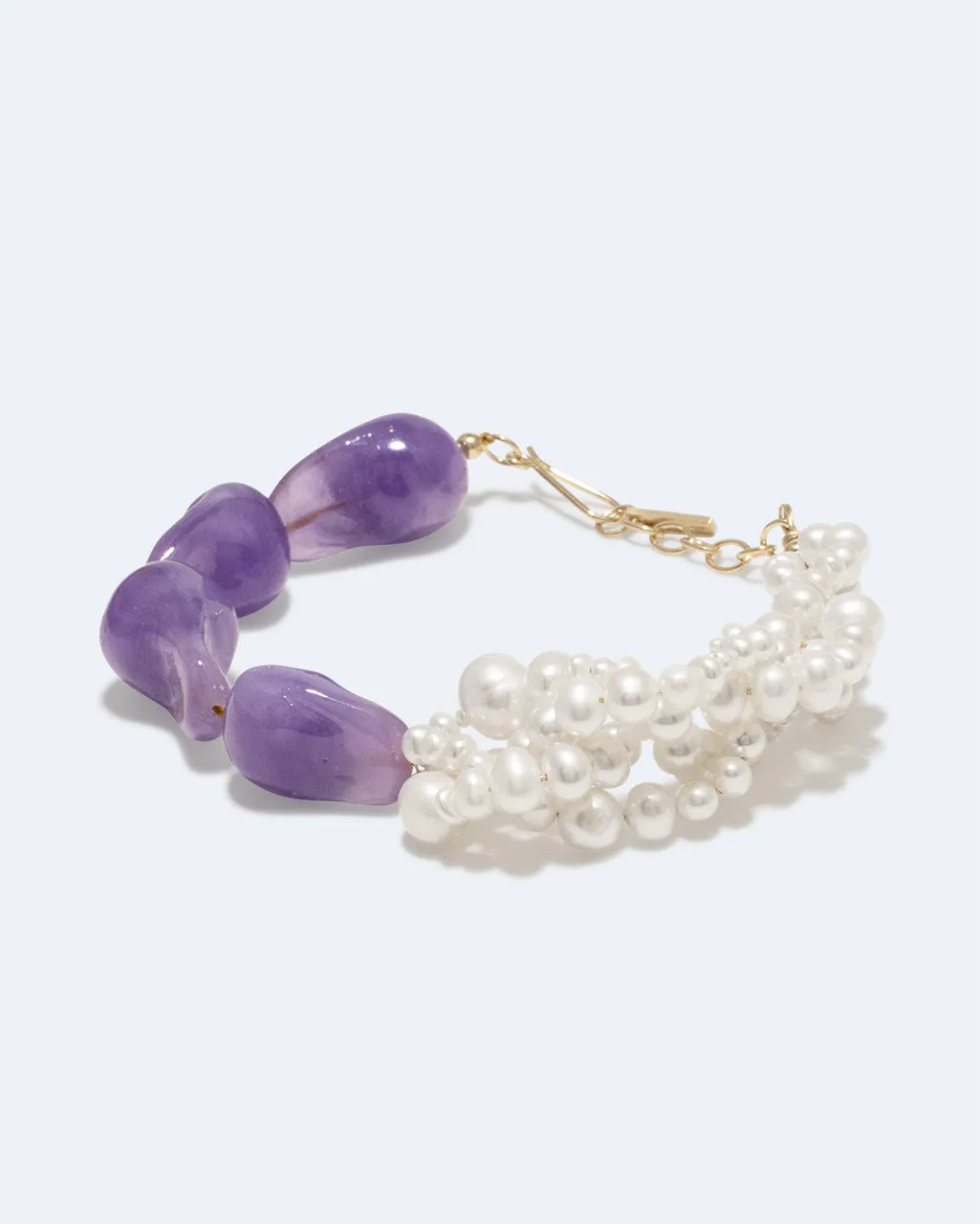 Completedworks Parade of Possibilities II bracelet perles lilas