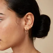 Astrid & Miyu Twist boucles or massif torsadées