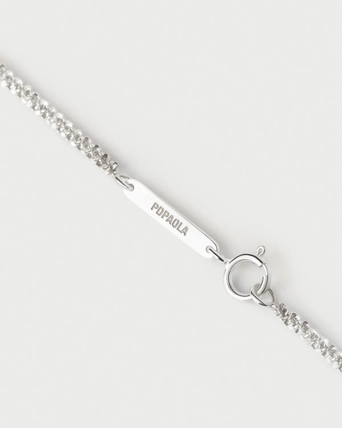 PDPAOLA Sparkle collier chaîne argent 45 cm