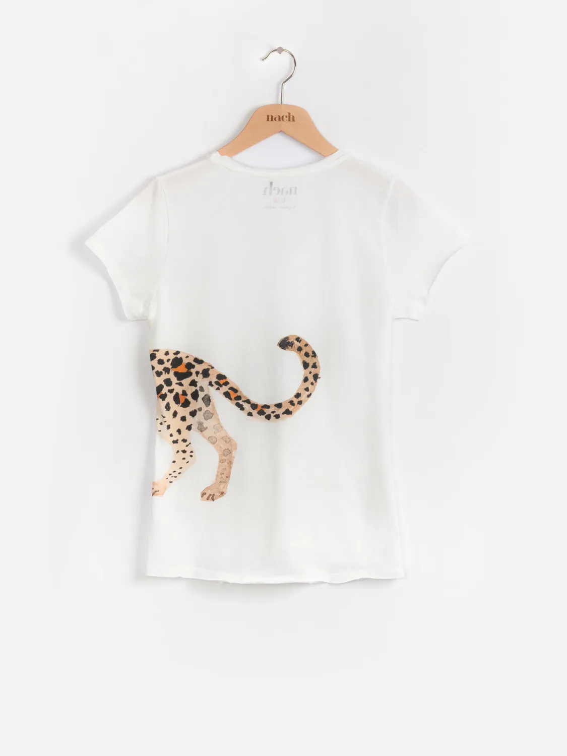 Nach Bijoux Victor t-shirt léopard cintré col V