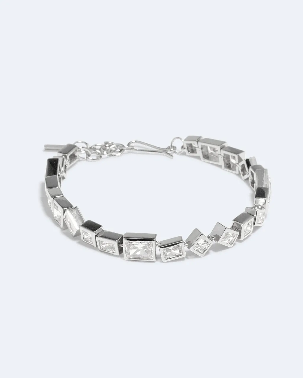 Completedworks Dare bracelet argent recyclé zirconia