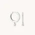 Astrid & Miyu Topaz Charm collier or blanc massif topaze