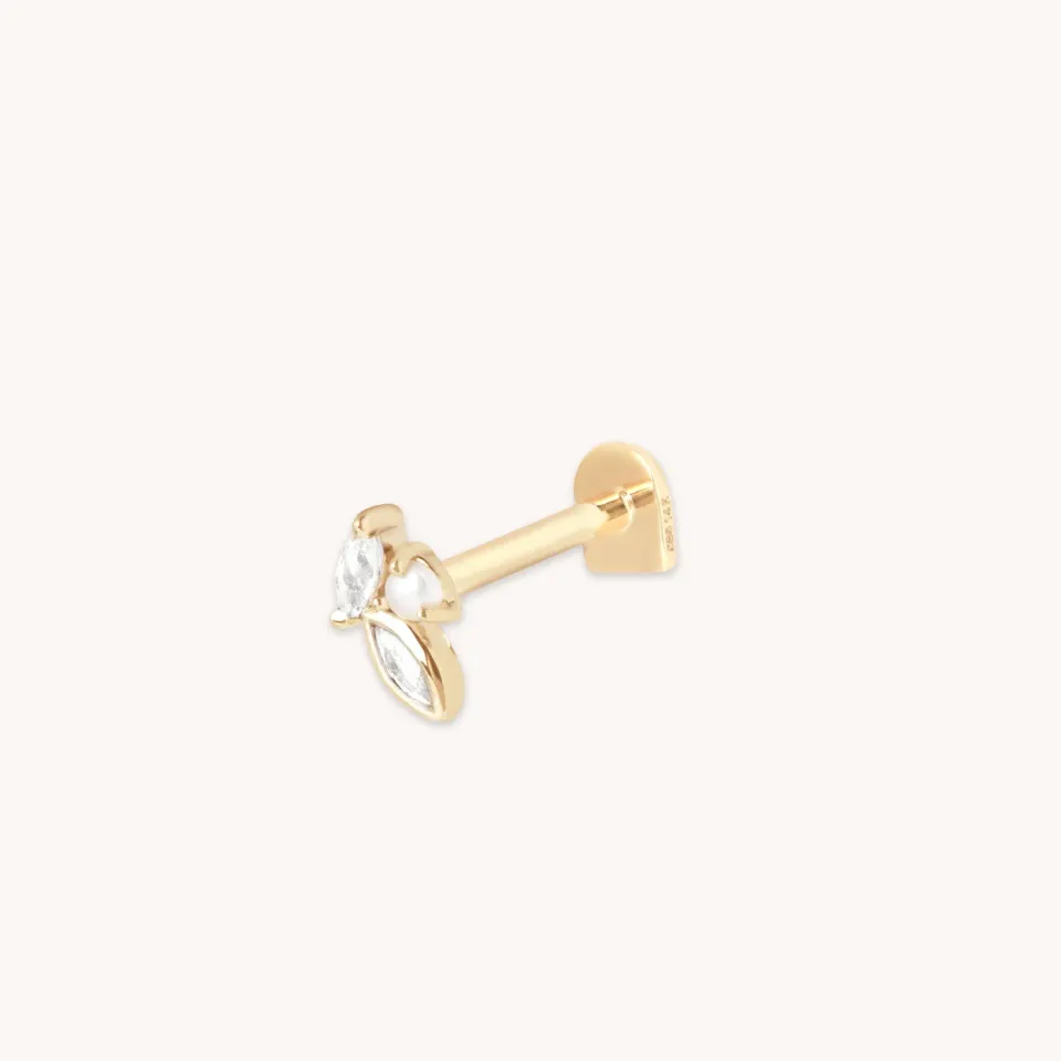 Astrid & Miyu Pearl Topaz piercing or perle topaze