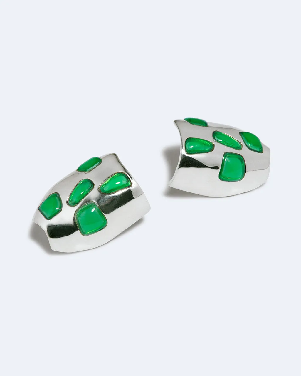 Completedworks Cobblestones boucles résine verte