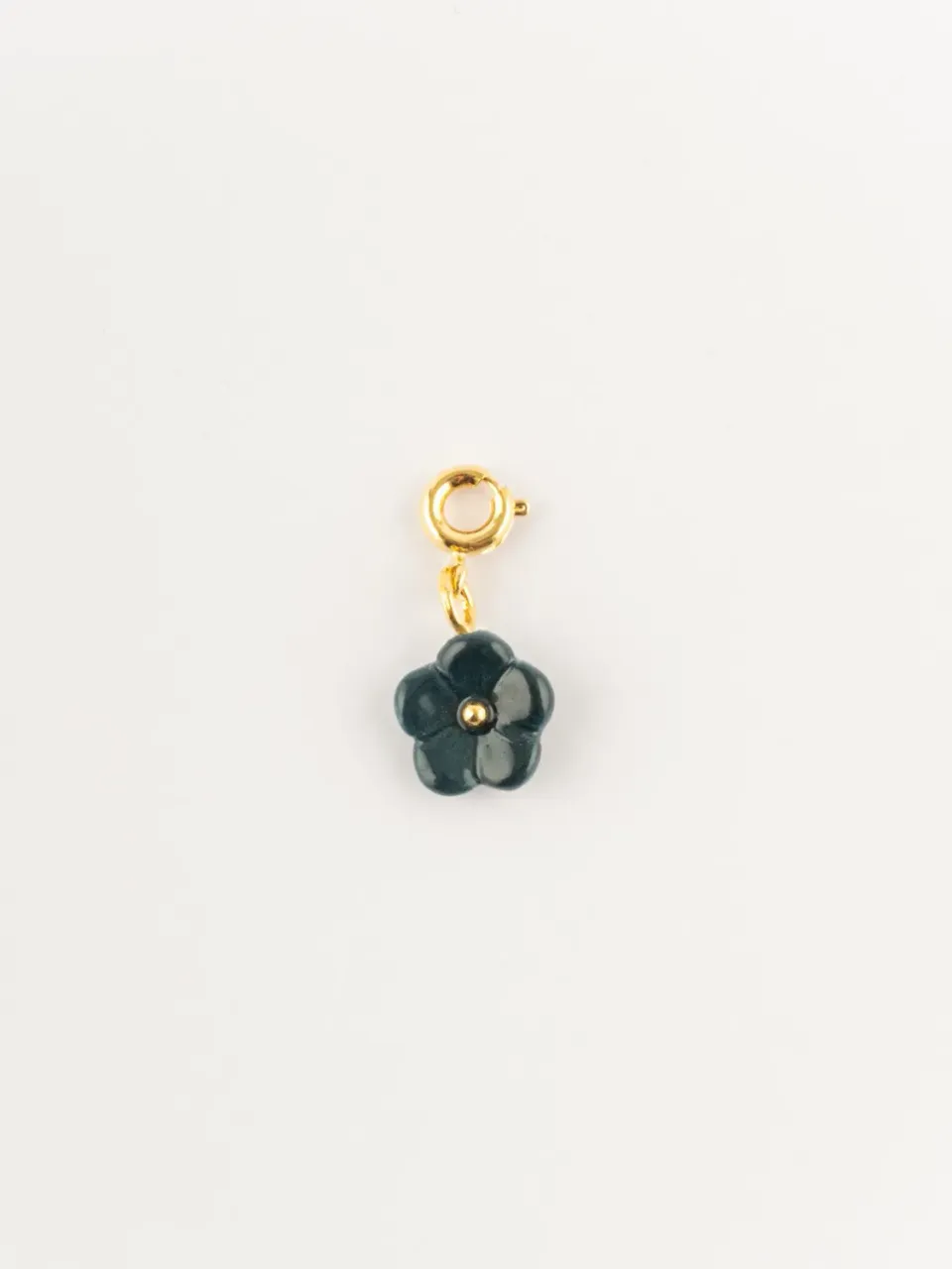 Nach Bijoux Fleur bleue charm's porcelaine 1 cm
