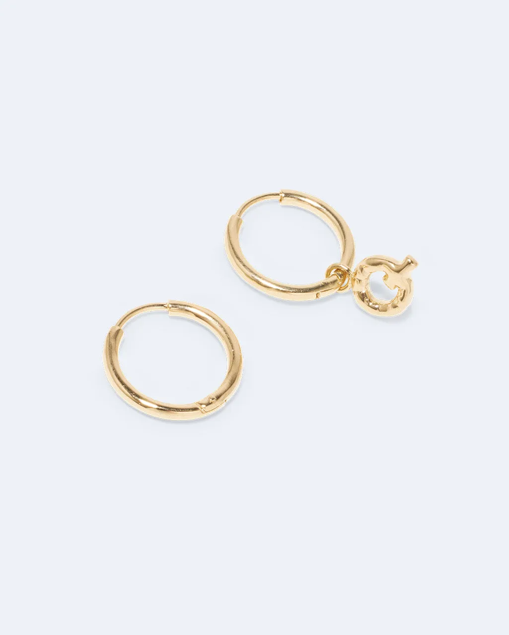 Completedworks Classicworks Q boucles d’oreilles vermeil or