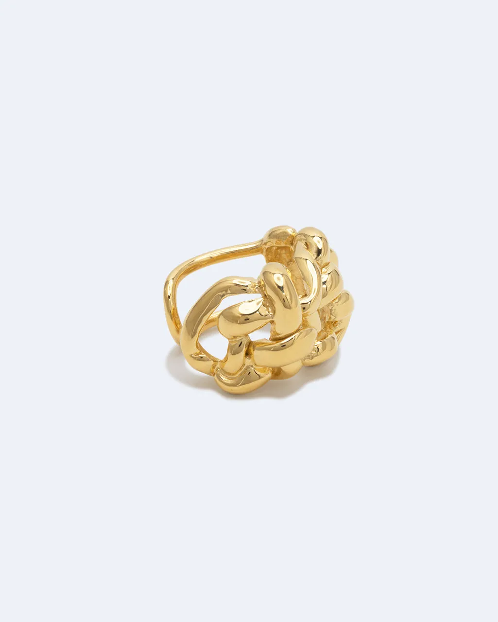 Completedworks Woven ear cuff vermeil recyclé
