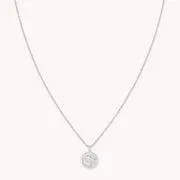 Astrid & Miyu V Initial Bold collier argent lettre V