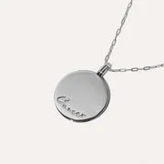 Astrid & Miyu Cancer Bold collier argent zodiaque Cancer