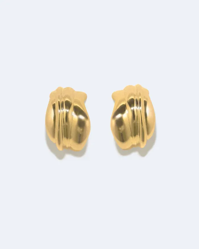 Completedworks Foreshore boucles vermeil satiné or