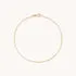 Astrid & Miyu Marylebone Chain bracelet cheville or massif fin
