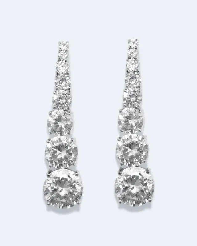 Completedworks Compliments boucles zirconia argent