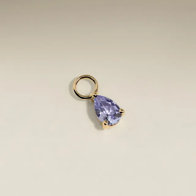Astrid & Miyu Tanzanite December charm or tanzanite
