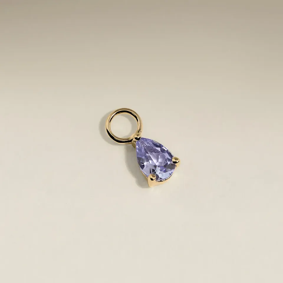 Astrid & Miyu Tanzanite December charm or tanzanite