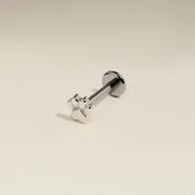Astrid & Miyu Paw clou piercing titane patte platine