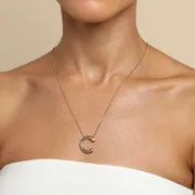 Astrid & Miyu C Initial Bold Pendentif collier doré