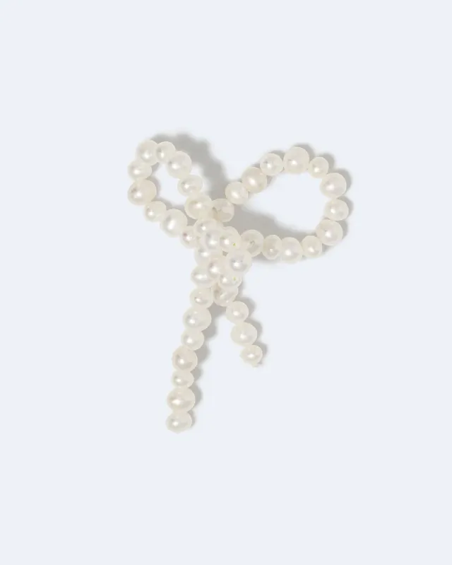 Completedworks Loop-the-Loop bague perle vermeil or