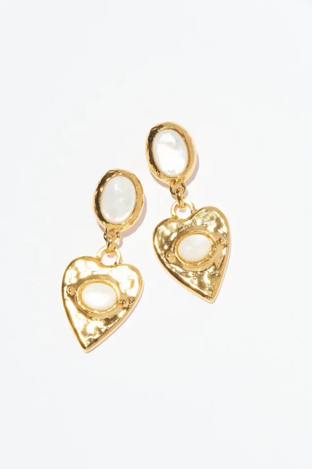 Philippe Ferrandis New Gems boucles d'oreilles clous doré