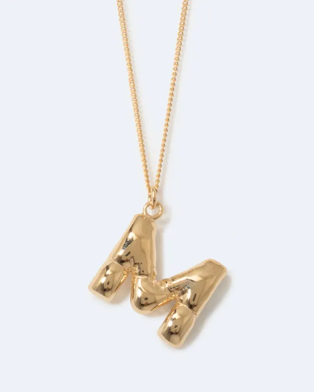 Completedworks Classicworks M collier pendentif plaqué or