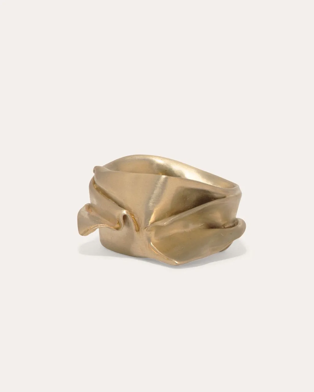 Completedworks Fold L04 bougeoir laiton brossé
