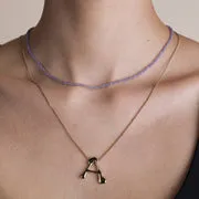 Astrid & Miyu December collier or massif tanzanite