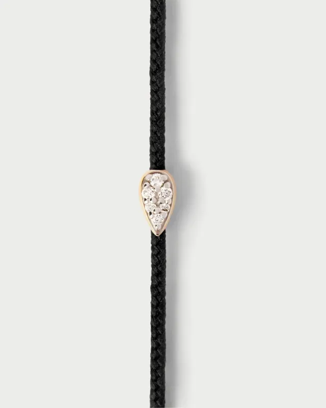 PDPAOLA Isa bracelet cordon diamants 11,5 cm
