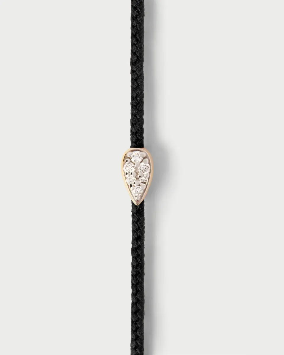 PDPAOLA Isa bracelet cordon diamants 11,5 cm