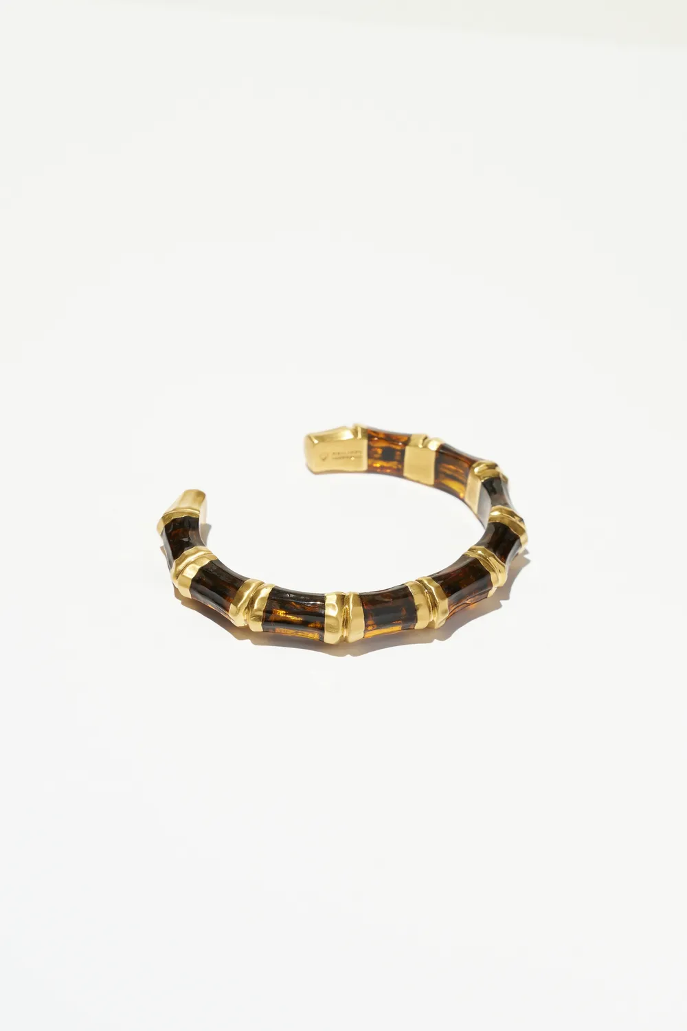 Philippe Ferrandis Bambou bracelet ouvert ivoire écaille