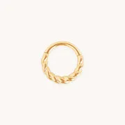 Astrid & Miyu Hardware Diamond bague or massif diamant