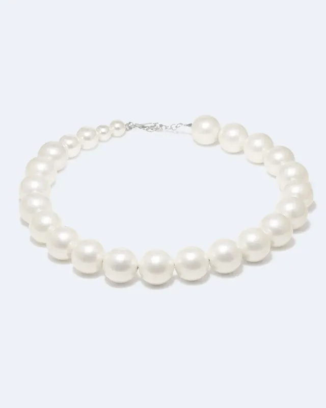 Completedworks What's the Big Idea collier perles argent recyclé
