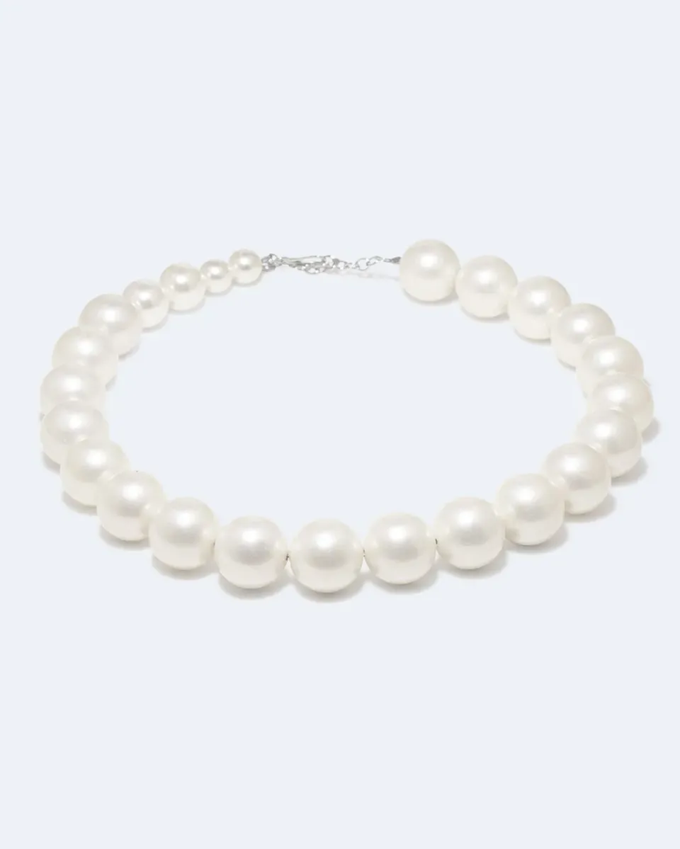 Completedworks What's the Big Idea collier perles argent recyclé