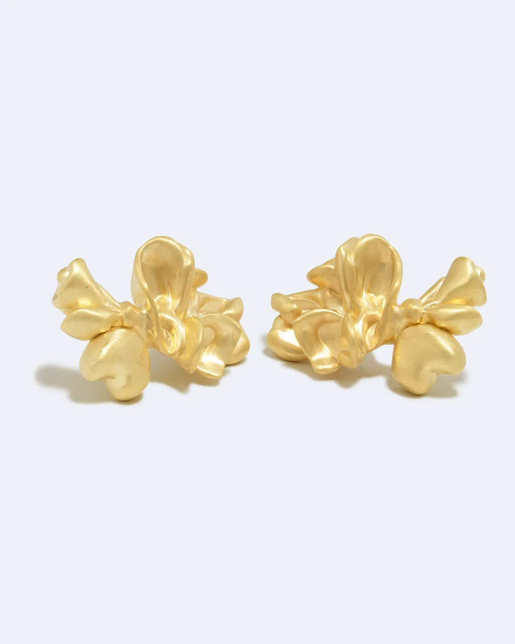 Completedworks Oversized Splotch boucles vermeil doré
