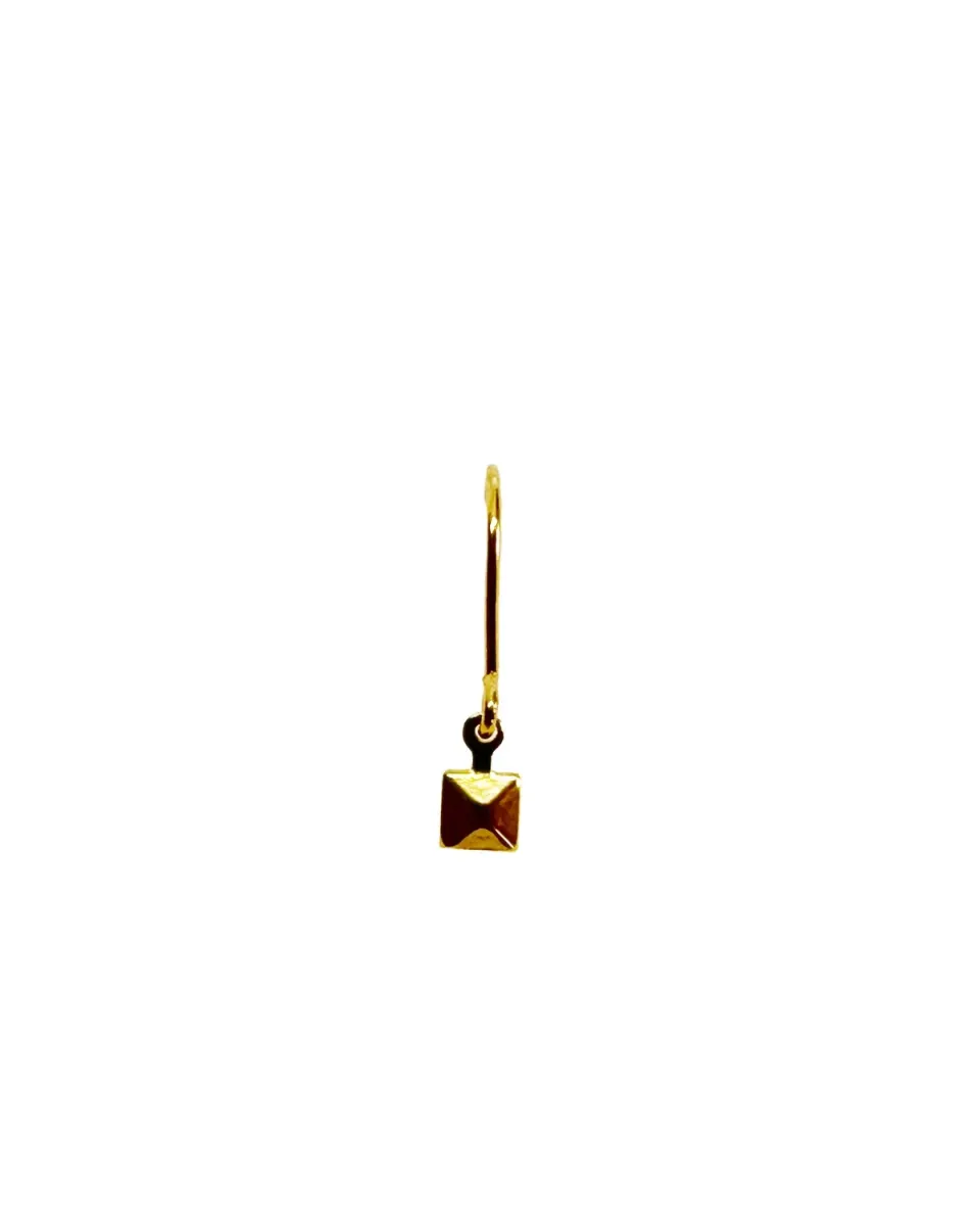 Le Fourbi de Capucine LF25 boucles d'oreille laiton doré 2,3 cm