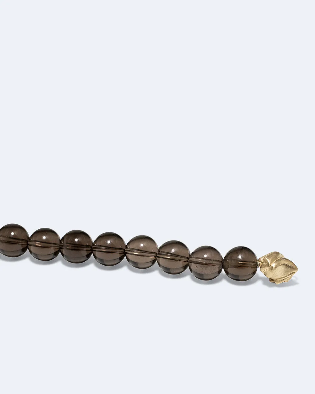 Completedworks Tidelands Collier quartz fumé vermeil doré