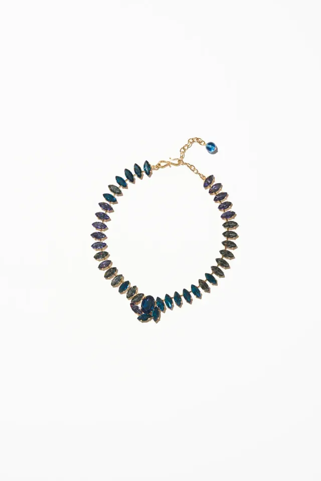 Philippe Ferrandis Paris By Night collier bleu 33 cm