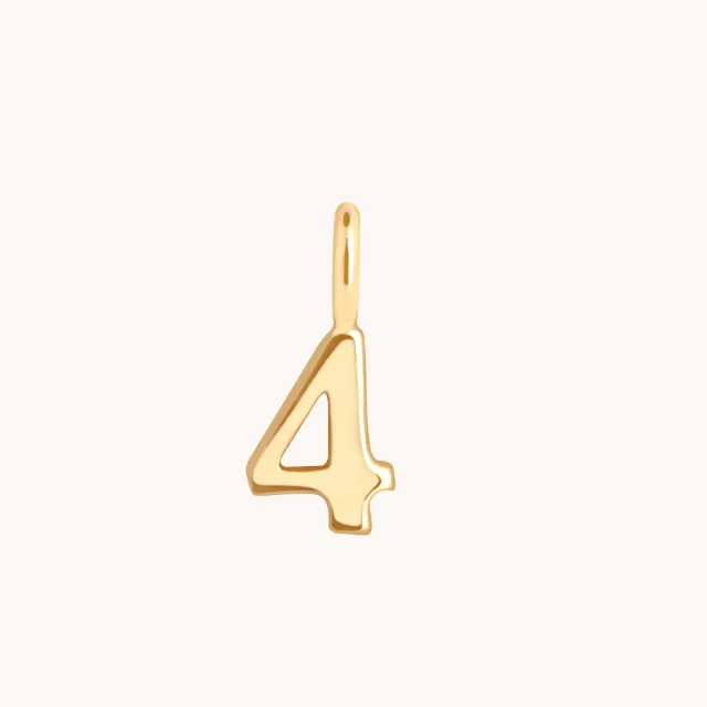 Astrid & Miyu Charm 4 breloque or 9 carats