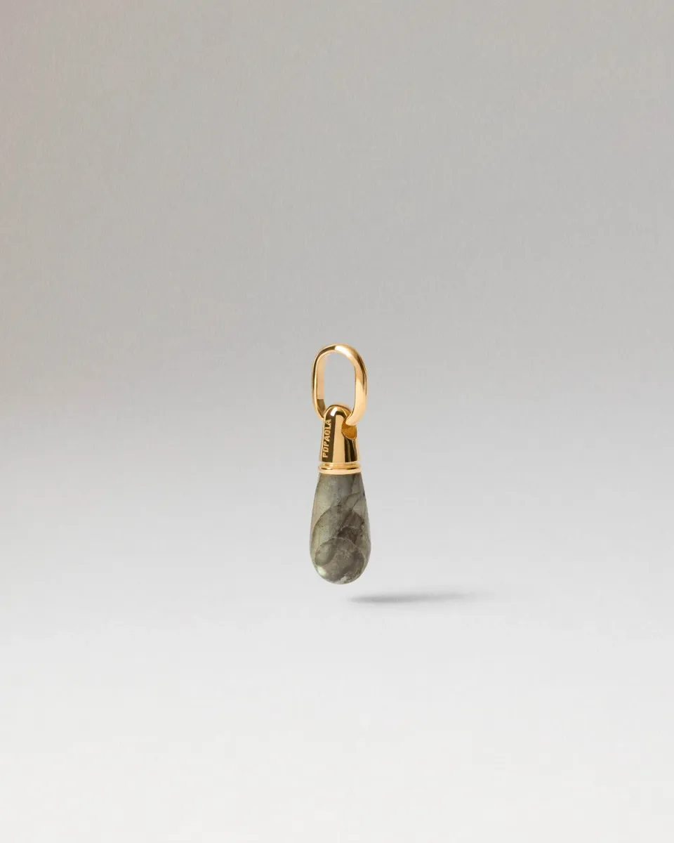 PDPAOLA Labradorite Drop pendentif goutte 22 mm