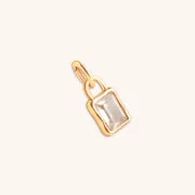 Astrid & Miyu Lapis September charm clip doré lapis