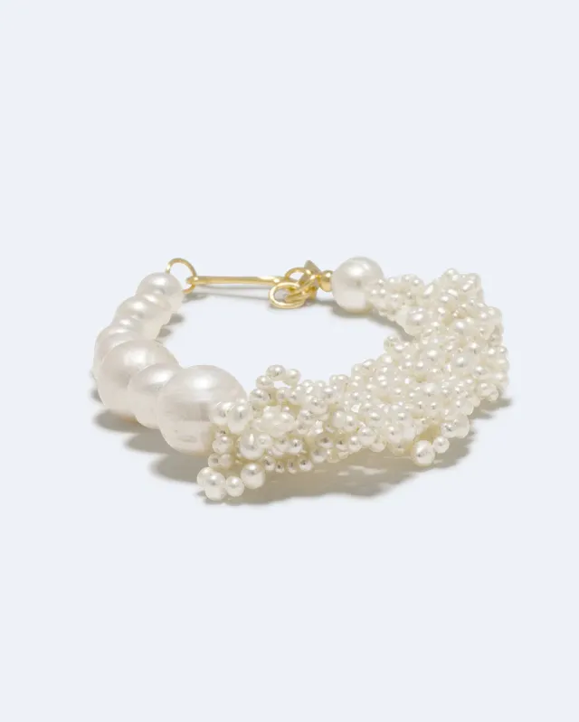 Completedworks Cove bracelet perles vermeil or