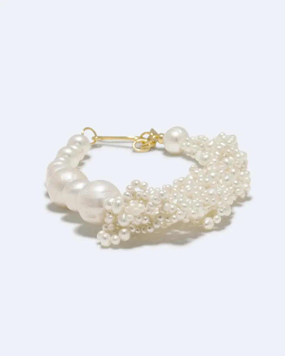 Completedworks Cove bracelet perles vermeil or