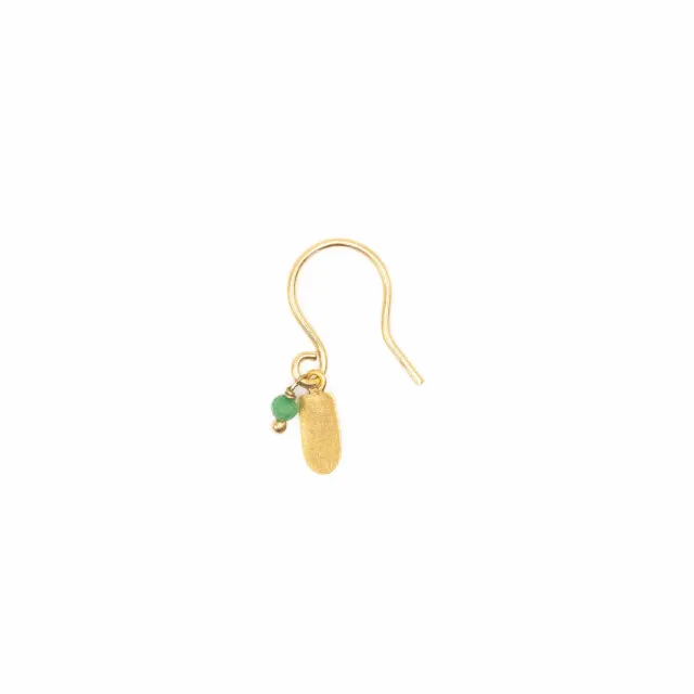 Le Fourbi de Capucine FDC28F boucles d'oreilles quartz orange