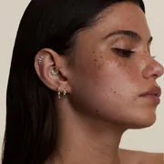 Astrid & Miyu Diamond Pear piercing or blanc diamant