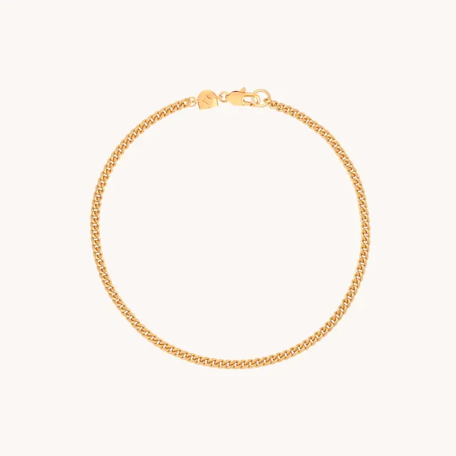 Astrid & Miyu Essential bracelet gourmette doré maillons