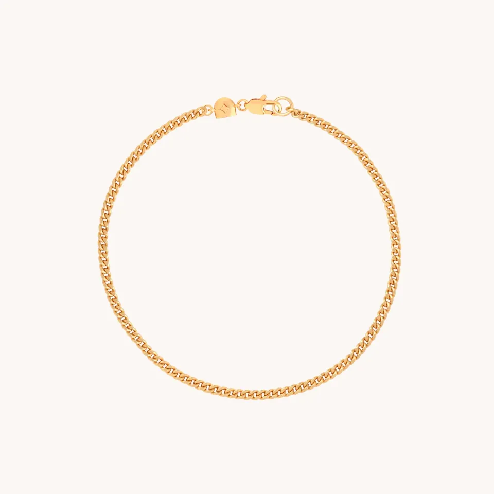 Astrid & Miyu Essential bracelet gourmette doré maillons