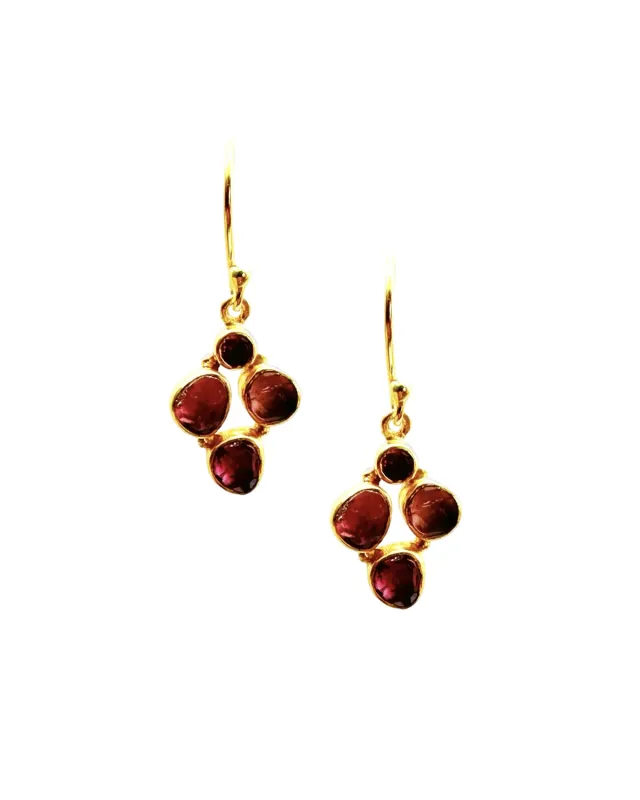 Le Fourbi de Capucine G13 boucles d'oreilles tourmaline