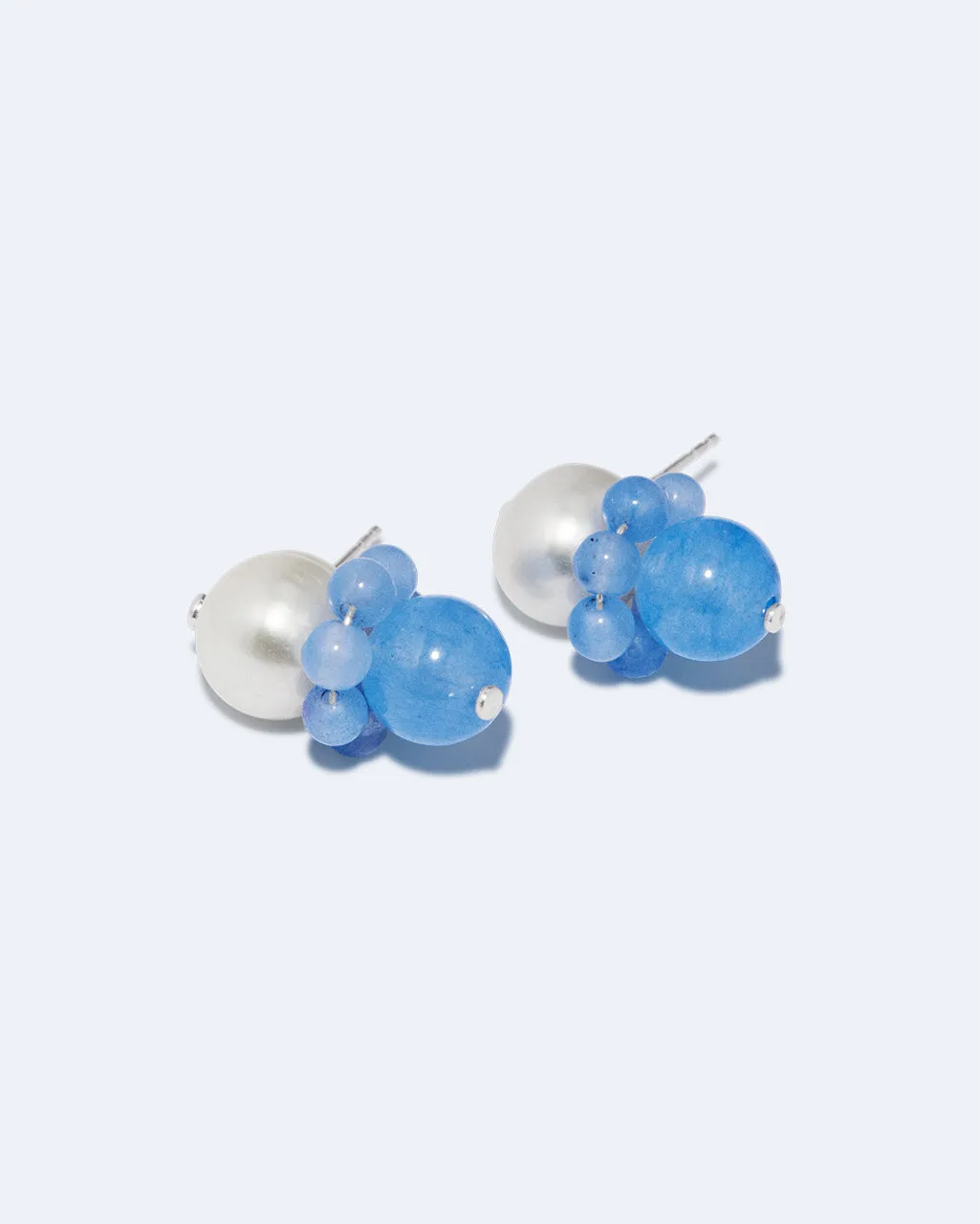 Completedworks Floe II boucles d'oreilles perle agate