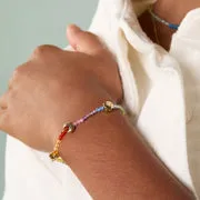 Astrid & Miyu Moon Click breloque or jaune 9 carats lune