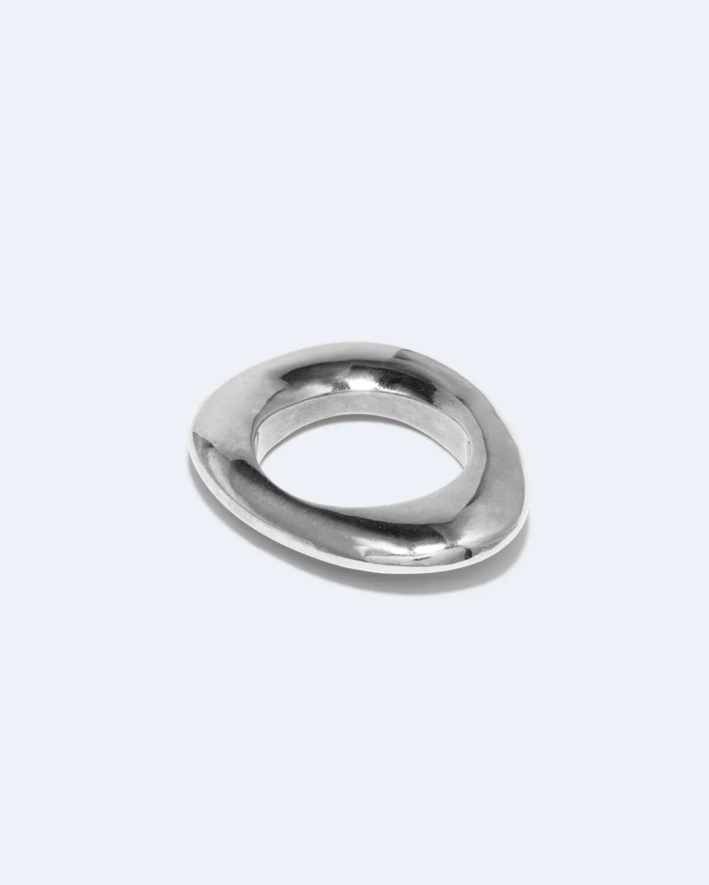 Completedworks Post-Capital Part II bague platine taille L
