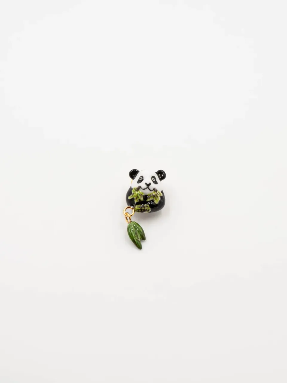 Nach Bijoux panda pin’s porcelaine doree 30 mm