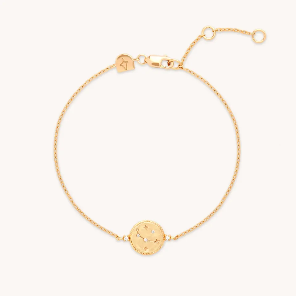 Astrid & Miyu Aries bracelet doré zodiaque Bélier